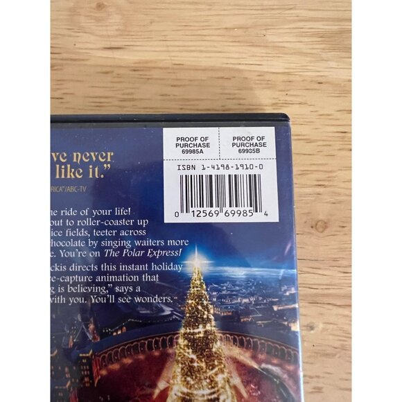 The Polar Express Full-Screen Edition DVD Tom Hanks Christmas Movie - Picture 3 of 4